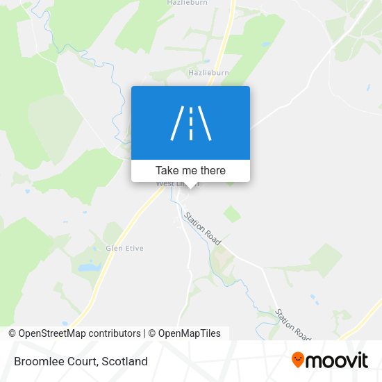 Broomlee Court map