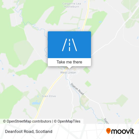 Deanfoot Road map