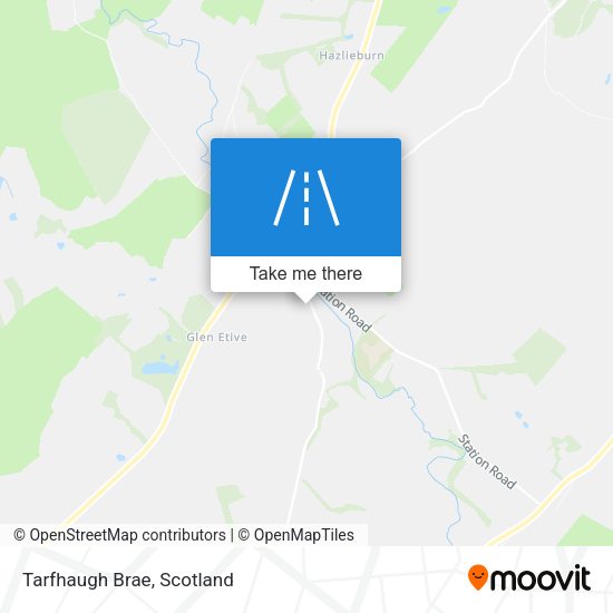 Tarfhaugh Brae map