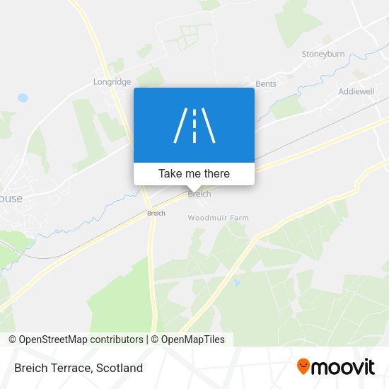Breich Terrace map