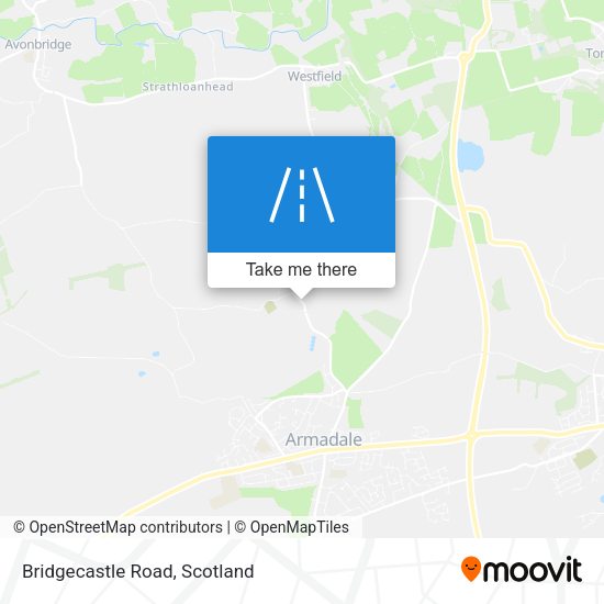 Bridgecastle Road map