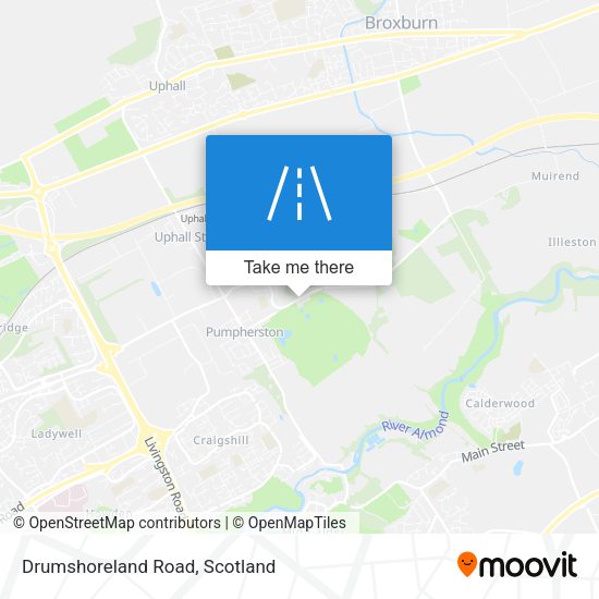 Drumshoreland Road map