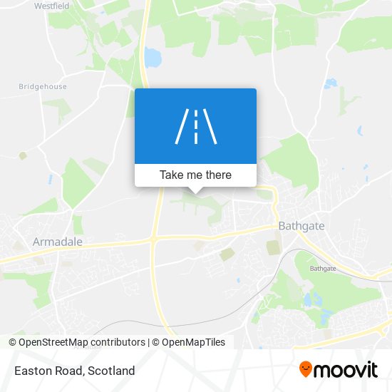 Easton Road map