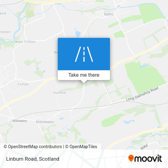 Linburn Road map