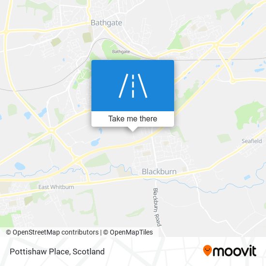 Pottishaw Place map