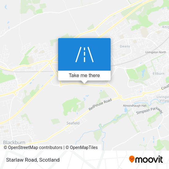 Starlaw Road map