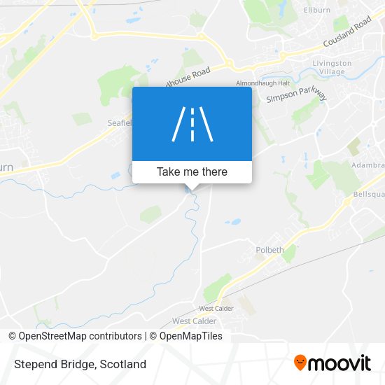 Stepend Bridge map