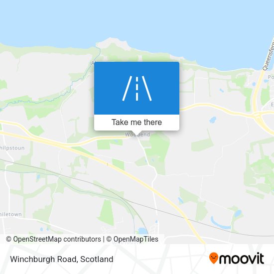 Winchburgh Road map