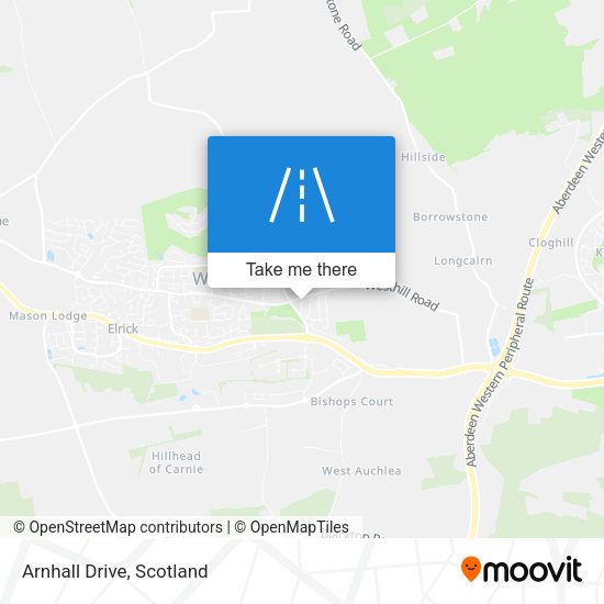 Arnhall Drive map