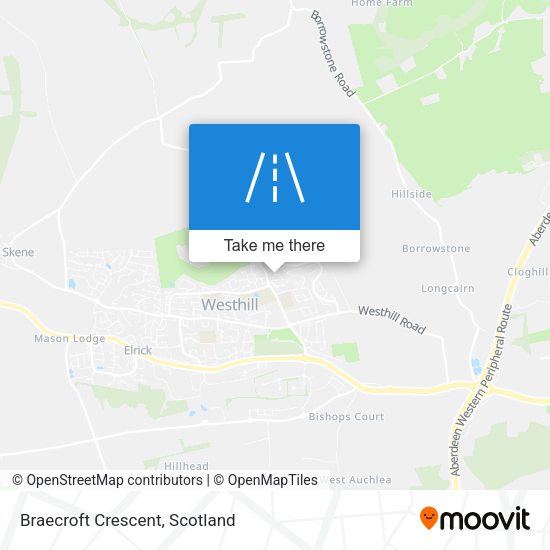 Braecroft Crescent map