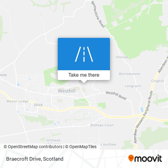 Braecroft Drive map