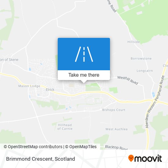 Brimmond Crescent map