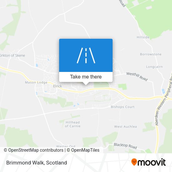 Brimmond Walk map