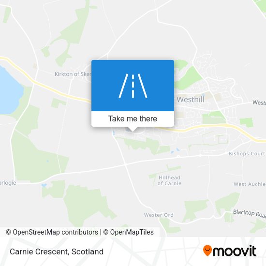 Carnie Crescent map