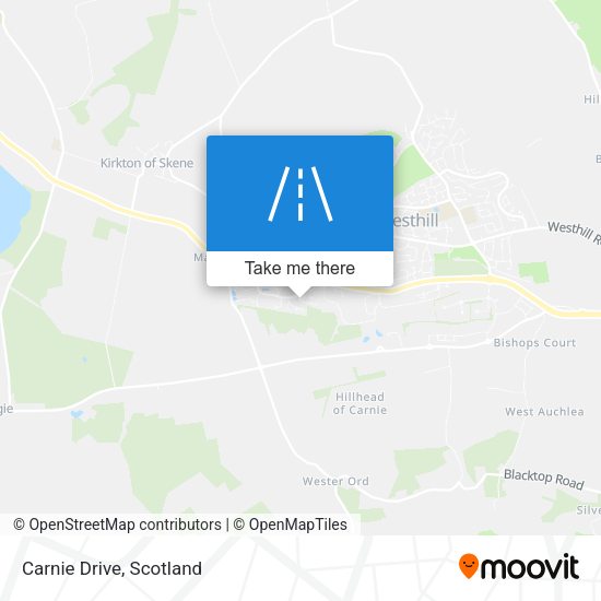 Carnie Drive map