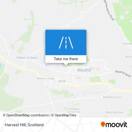 Harvest Hill map