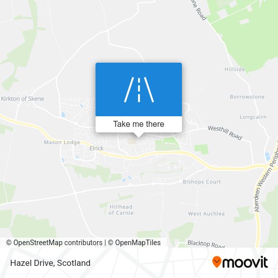 Hazel Drive map