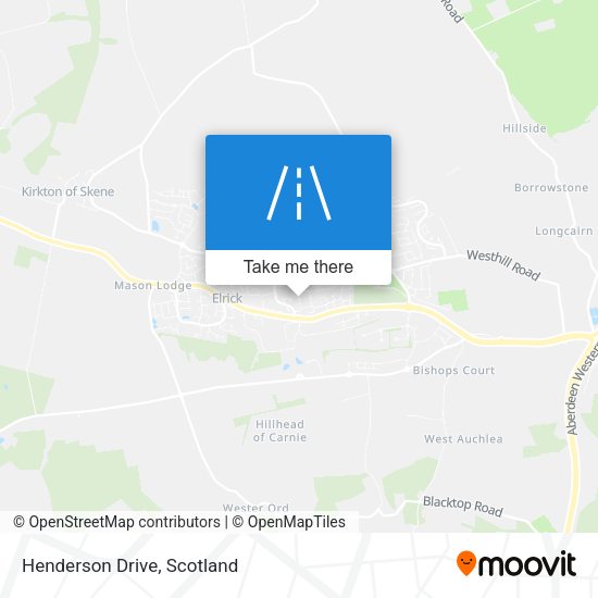 Henderson Drive map