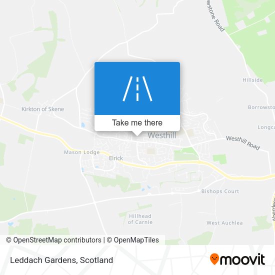 Leddach Gardens map