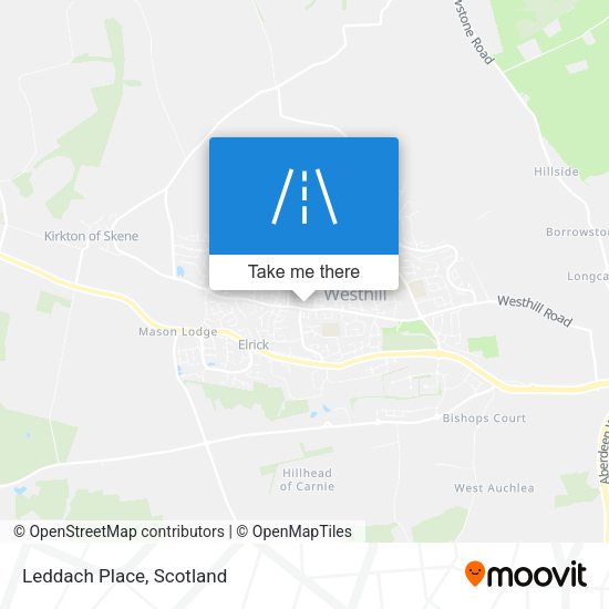 Leddach Place map