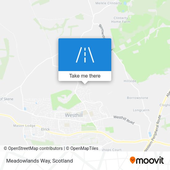 Meadowlands Way map