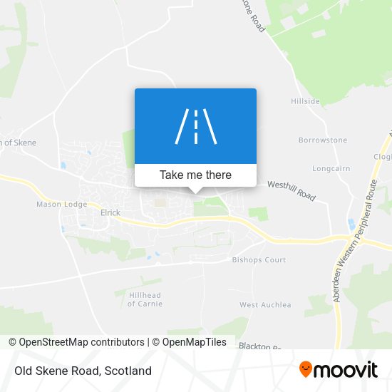 Old Skene Road map