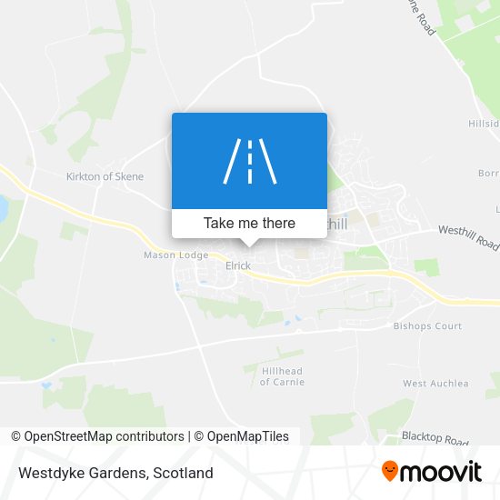 Westdyke Gardens map