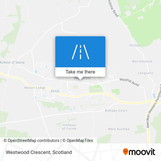 Westwood Crescent map