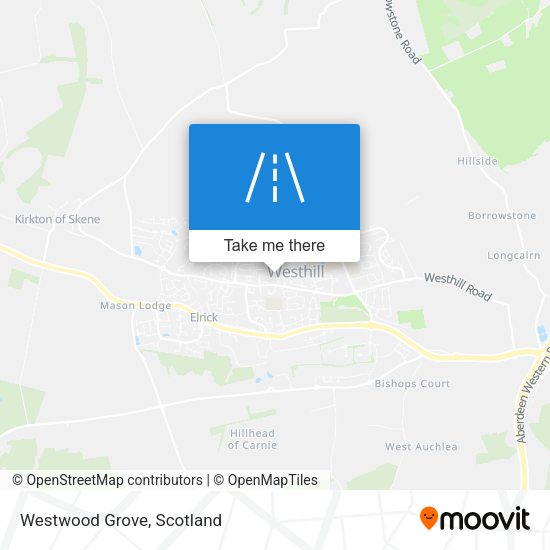 Westwood Grove map