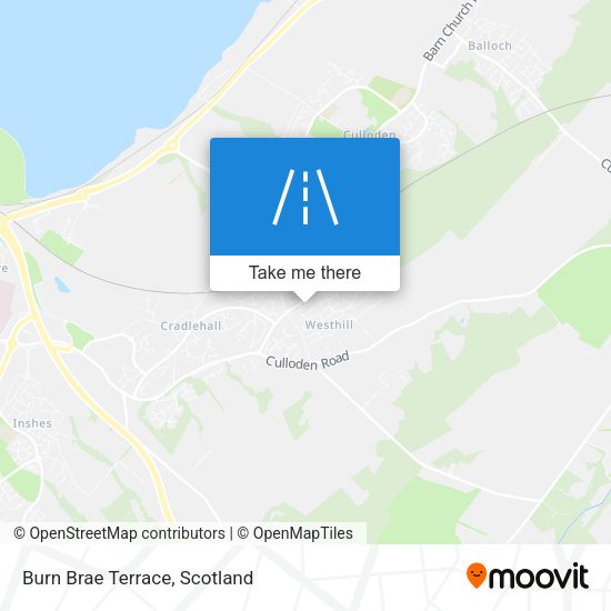 Burn Brae Terrace map