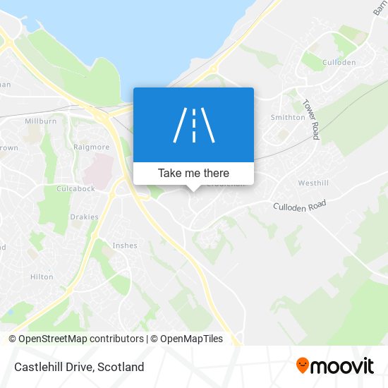 Castlehill Drive map