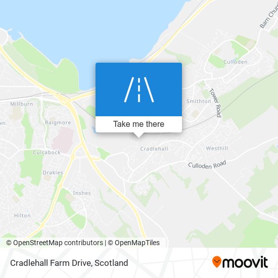 Cradlehall Farm Drive map