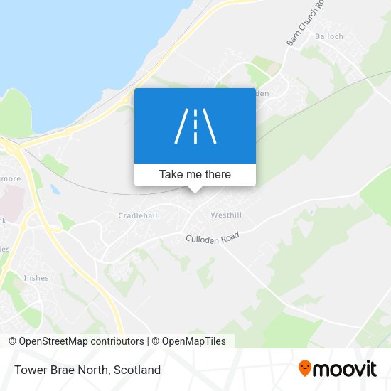 Tower Brae North map
