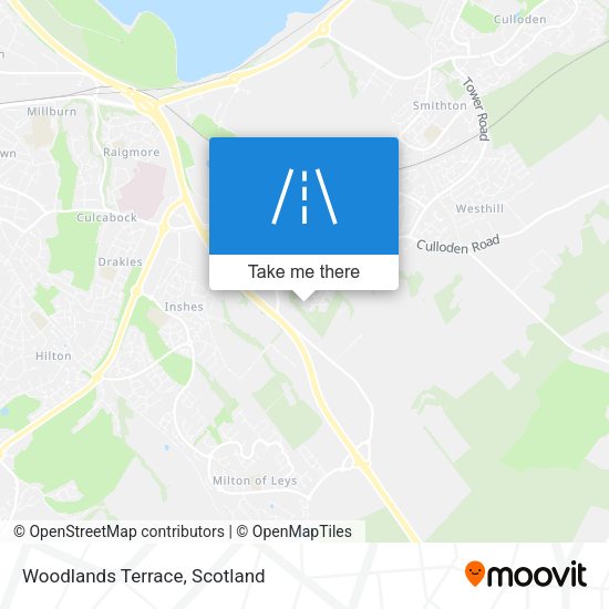 Woodlands Terrace map