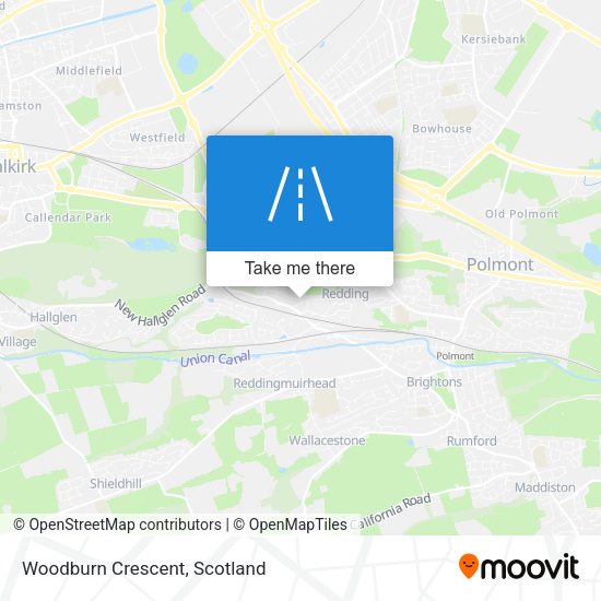 Woodburn Crescent map