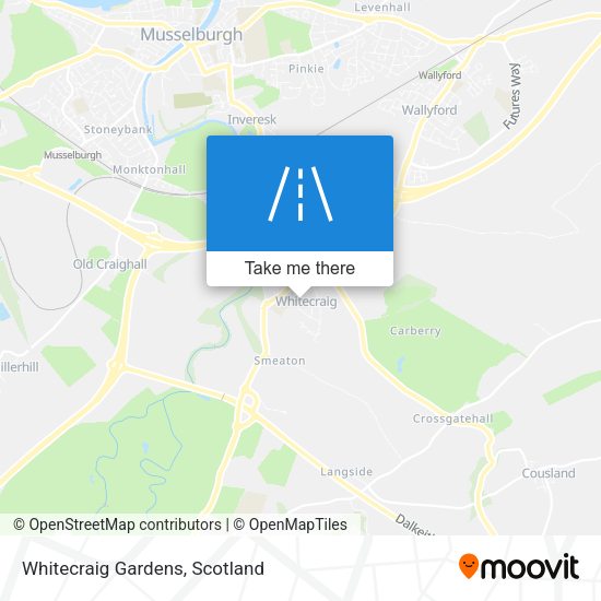 Whitecraig Gardens map