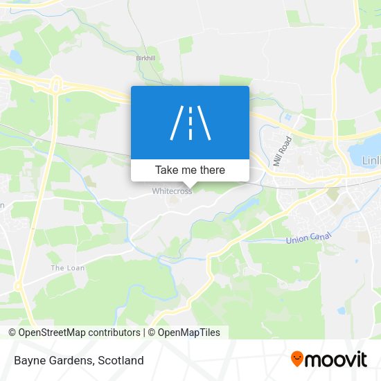 Bayne Gardens map