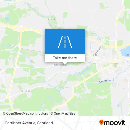Carribber Avenue map