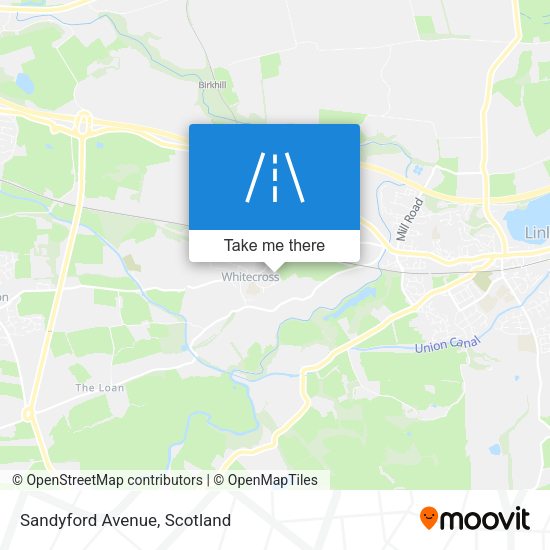 Sandyford Avenue map