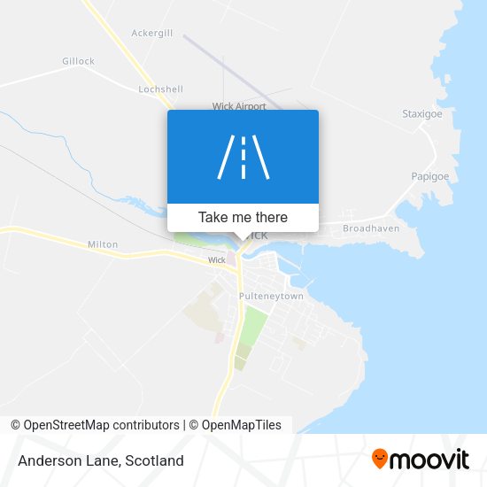 Anderson Lane map