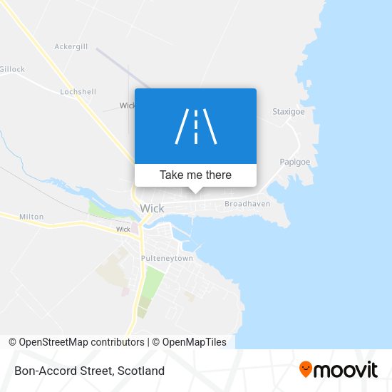 Bon-Accord Street map