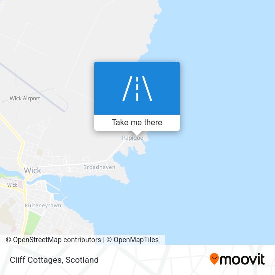 Cliff Cottages map