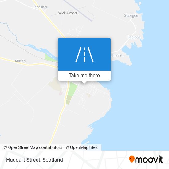 Huddart Street map