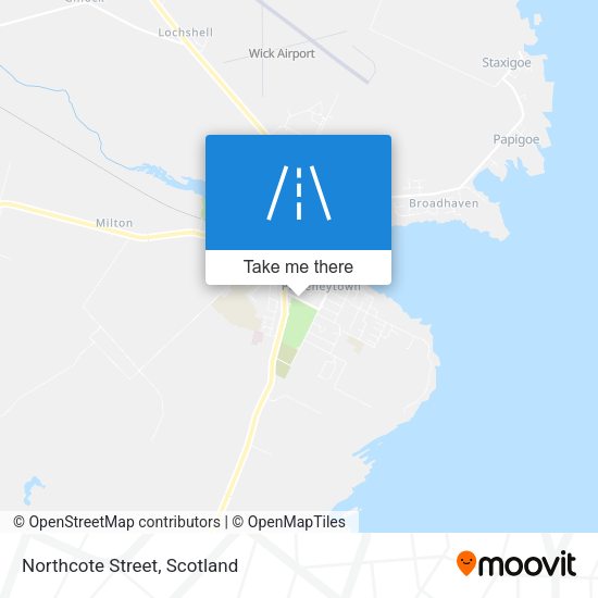 Northcote Street map