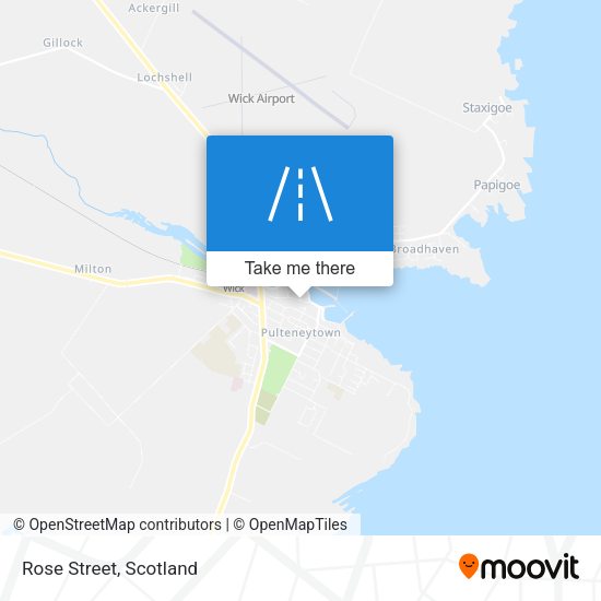 Rose Street map
