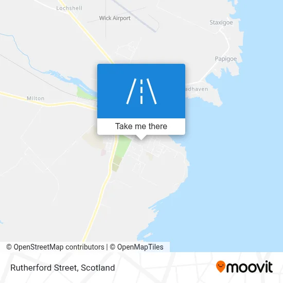 Rutherford Street map