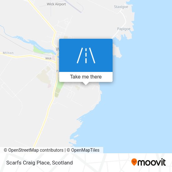 Scarfs Craig Place map
