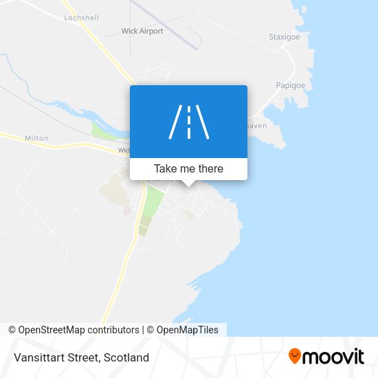 Vansittart Street map