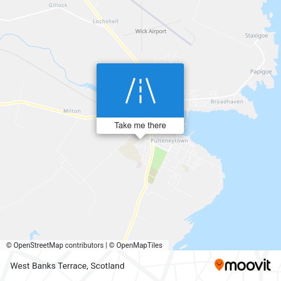 West Banks Terrace map