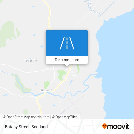 Botany Street map